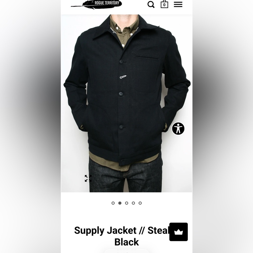 Rogue Territory Black Field Jacket - Picture 4 of 4